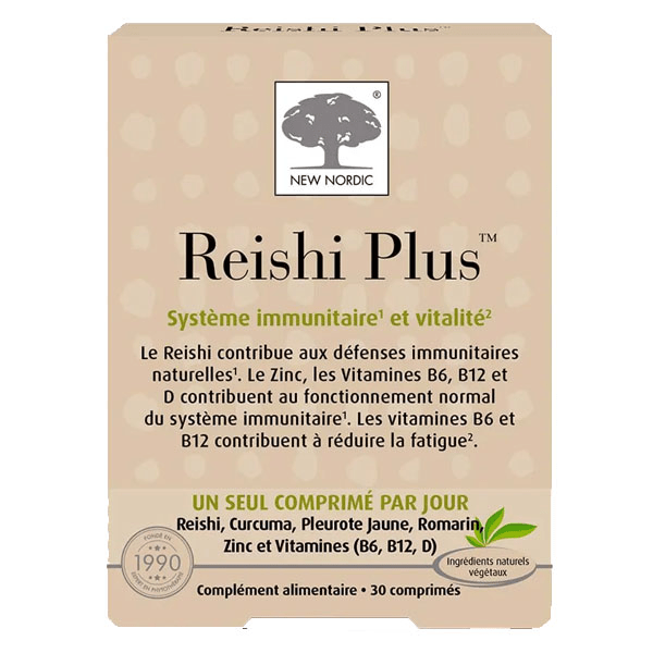 Reishi Plus système immunitaire et vitalité 30comprimés 2