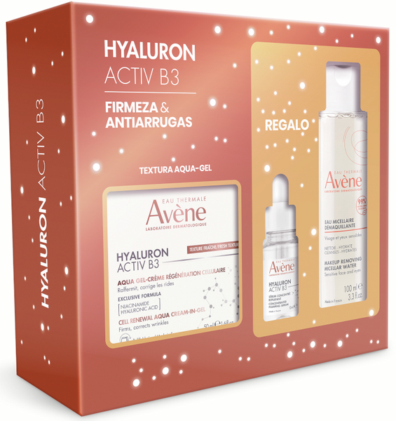 Avène Hyaluron Activ B3 Gel 40 Ml + Agua Micelar 100 Ml + Sérum 10 Ml