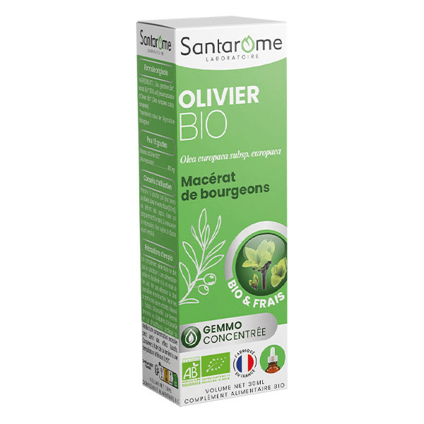 Santarome Olivier Bio Mémoire et concentration Flacon 30ml 3