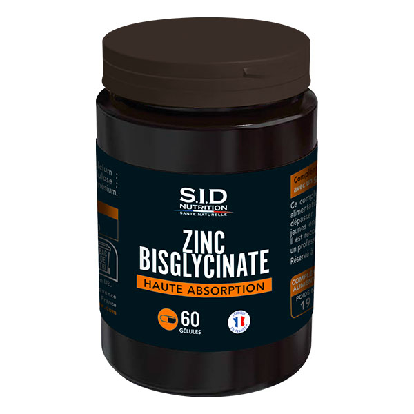 - Bisglycinate de Zinc 60 gélules