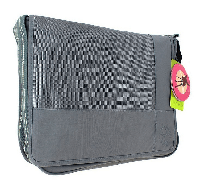 Laessig Bolso Maternal Messenger Gris