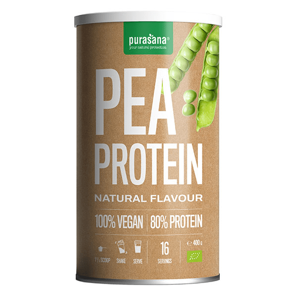 Vegan protéine de pois naturel 400 g BIO
