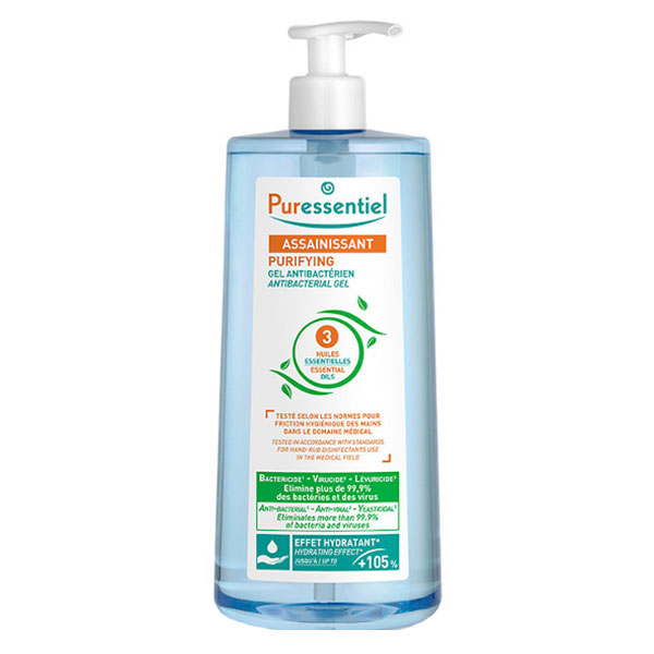 Assainissant Gel Antibactérien aux 3 Huiles Essentielles 975ml
