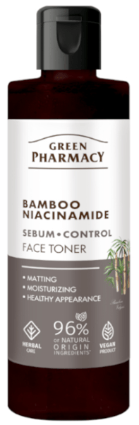 Green Pharmacy Tónico Facial Bambú + Niacinamida 200 ml