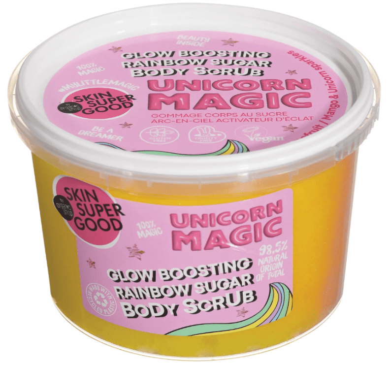 Skin Super Good Unicorn Magic Exfoliante Corporal Efecto Glow 250 ml