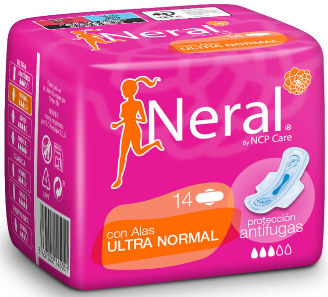 Neral Compresa Ultra Alas Normal 14 Uds