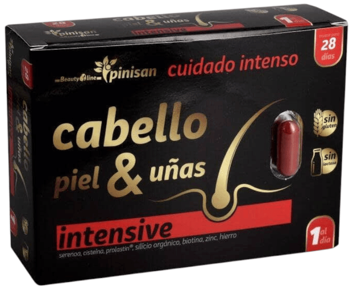 pinisan cabello piel y unas intensive 28 capsulas