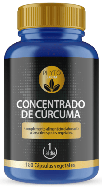 Phytofarma Concentrado de Cúrcuma 90 Cápsulas Vegetales