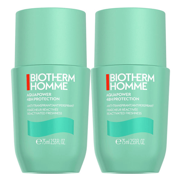 Homme Aquapower Déodorant Extra Fraicheur Roll-On Lot De 2 X 75ml