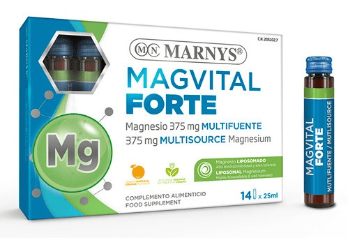 Marnys® Naranja Magvital Forte Magnesio Liposomado 14 Viales De 25Ml - Imagen 3