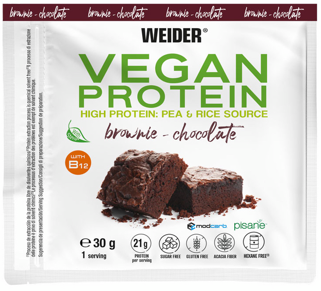 Weider Vegan Protein Chocolate Monodosis 30 Gr