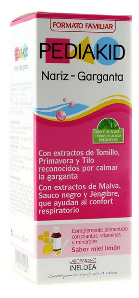 En Oferta Pediakid Resfriados Nariz Garganta Jarabe Infantil Limón 250 Ml