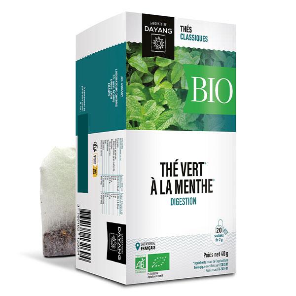 Thé Vert à la Menthe Bio 20 sachets 3