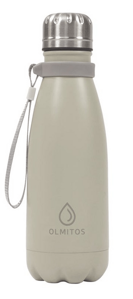Olmitos Botella Térmica Inoxidable Beige 350 ml