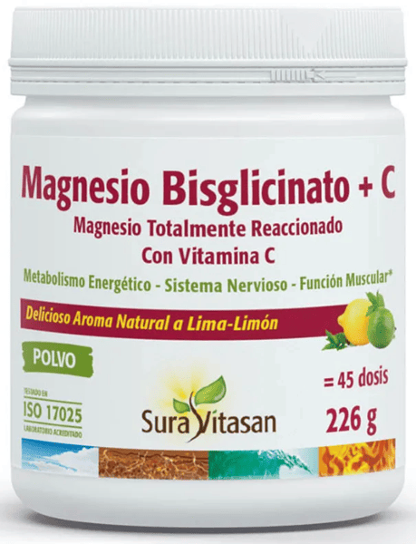Sura Vitasan Magnesio Bisglicinato + C 226 gr