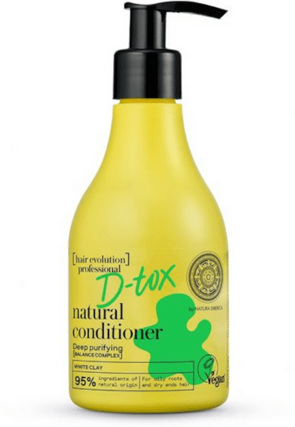 Natura Siberica Blanca D-Tox Acondicionador Arcilla Limpieza Profunda 245 Ml
