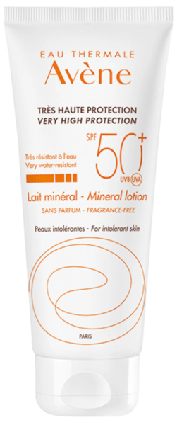 Avène Solar Leche Mineral SPF50+ 100 ml