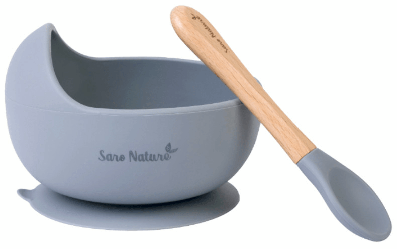 Saro Nordic Wave Set de Alimentación Azul Mist 2 pzs