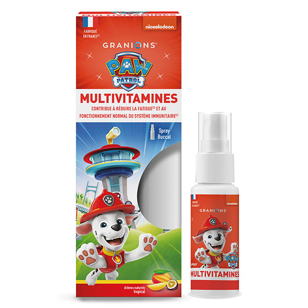 Granions Spray Multivitamines Enfant Pat Patrouille - Vitamine C et B - Immunité