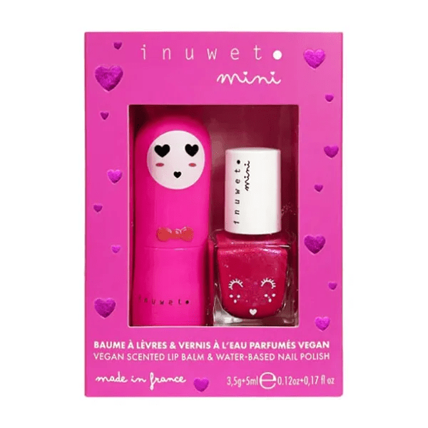 Coffret Duo Baume à lèvres et Vernis à l'eau - Cerise 3,5g + 5ml 3