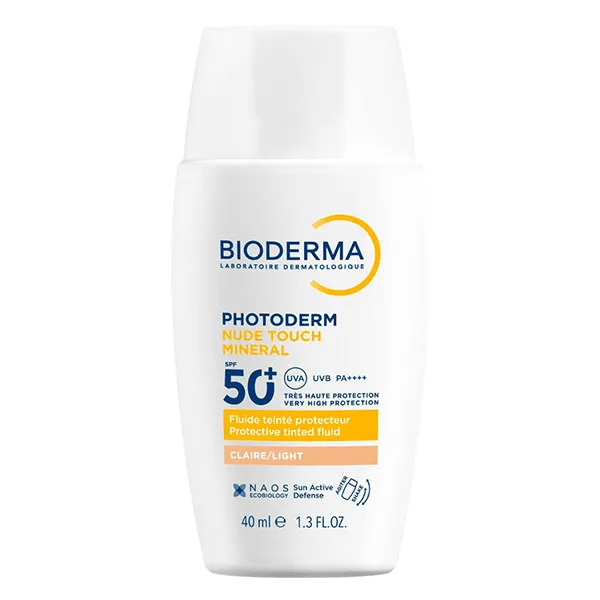 Photoderm Nude Touch Crème Solaire minérale Teinte Claire SPF50+ 40ml 2