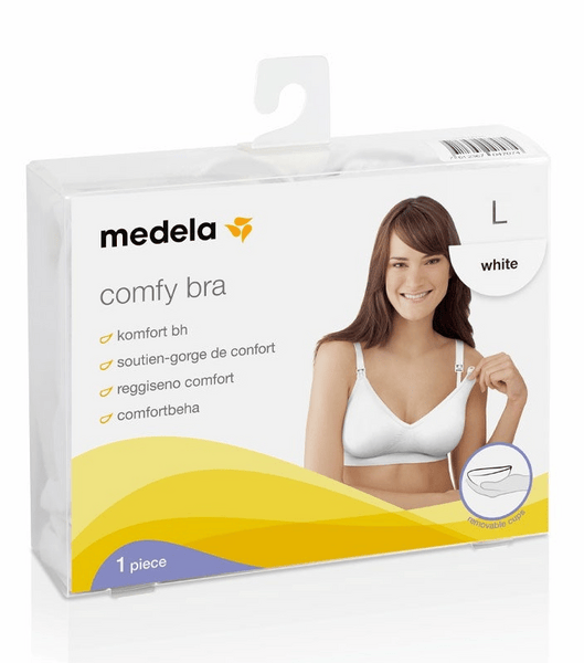 Medela Sujetador de Maternidad Comfy Talla L Blanco