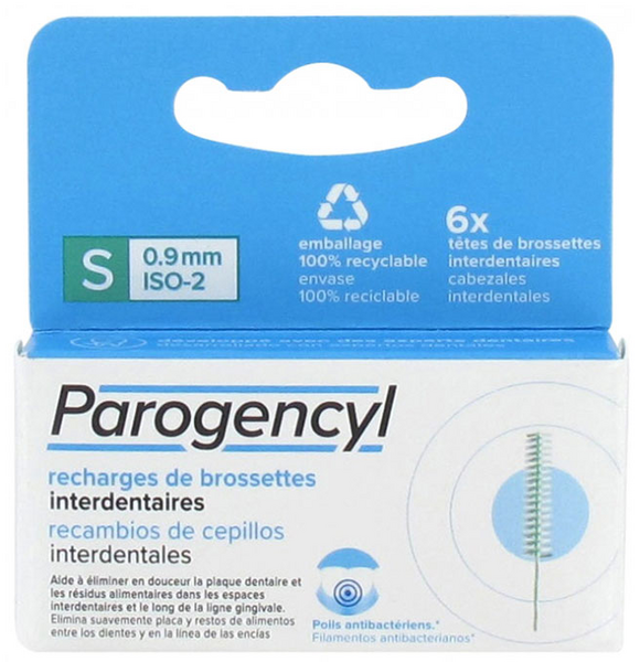 Parogencyl Recambio Cepillo Interdental S 6 Uds