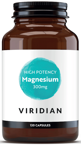 Viridian Magnesio Alta Potencia 300mg 120 Cápsulas Veganas
