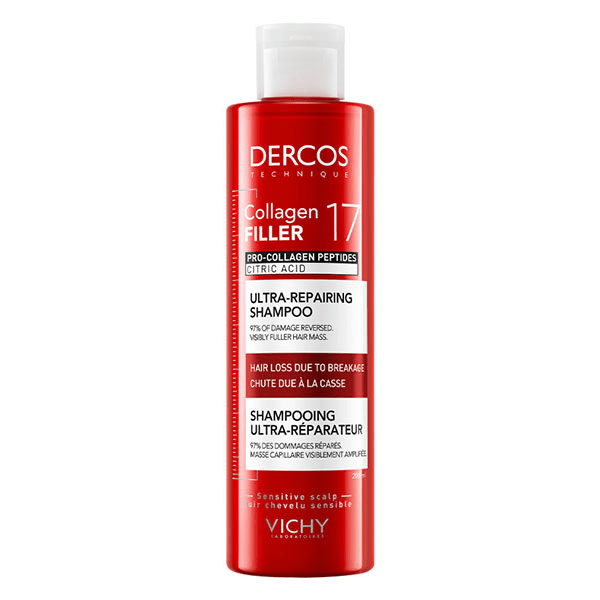 Dercos Shampooing Ultra-Réparateur Collagen 17 Filler 200ml 5