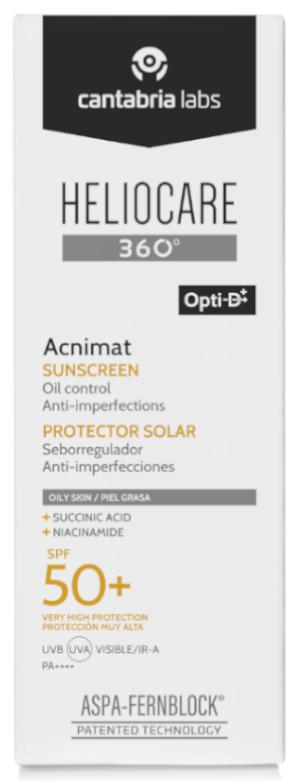 Thumbnail 1 de Heliocare 360 Acnimat SPF50+ - Protección Solar Facial 🌞