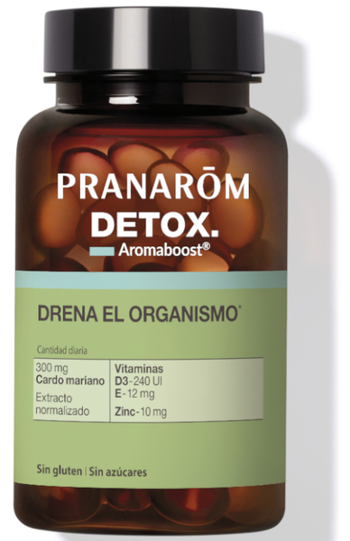 Pranarôm Aromaboost Detox Drena El Organismo 60 Cápsulas