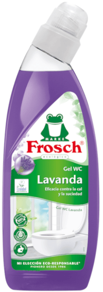 Frosch Lavanda Ecológico Gel Limpiador De Cal Y Residuos Inodoro 750 Ml