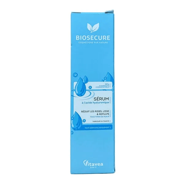 Biosecure Sérum acide hyaluronique - Biosecure - Flacon pipette de 30 ml
