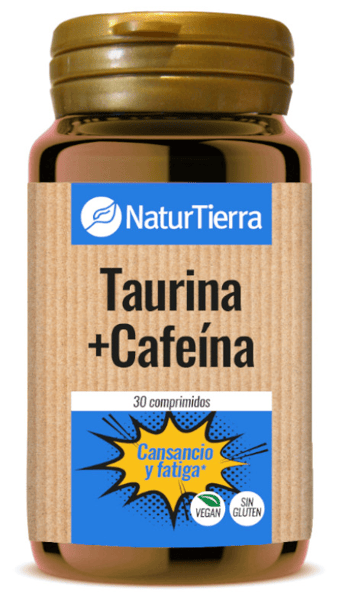 Naturtierra Taurina + Cafeína 30 Comprimidos