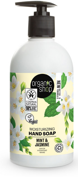 Organic Shop Jabón De Manos Hidratante Jazmín Mentolado 500ml