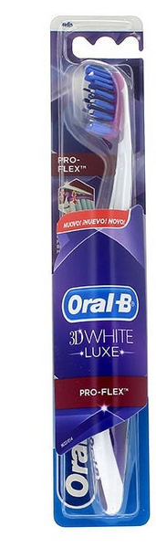 Oral B 3D White Luxe Pro-Flex Cepillo De Dientes Medio 1 Unidad