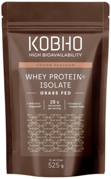 Kobho Proteína Whey Aislada Cacao 525 gr