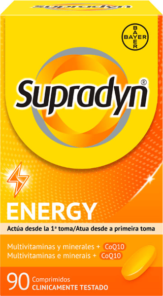 Supradyn Energy Vitaminas, Minerales y Energía 90 Comprimidos