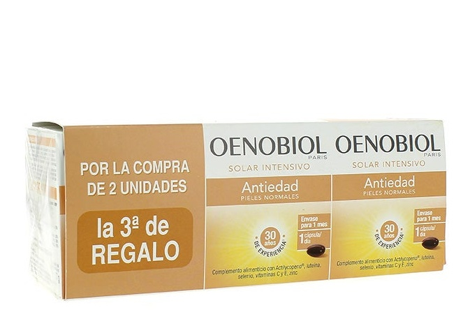 Oenobiol Solar Intensif Antiedad 3x30 Cápsulas