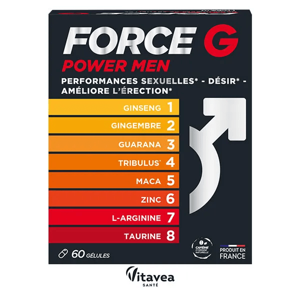 Force G Power Men Peformances sexuelles 60 gélules 4
