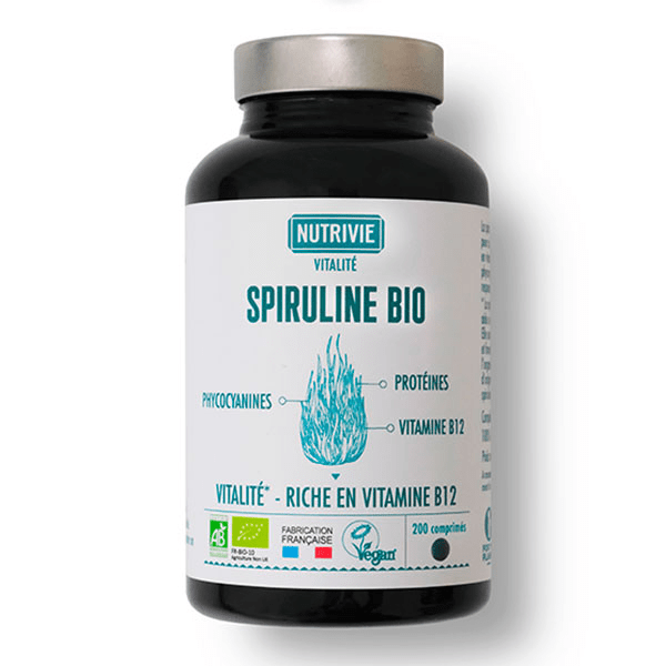 Spiruline Bio Fort Dosage Vitalité 200 comprimés 4