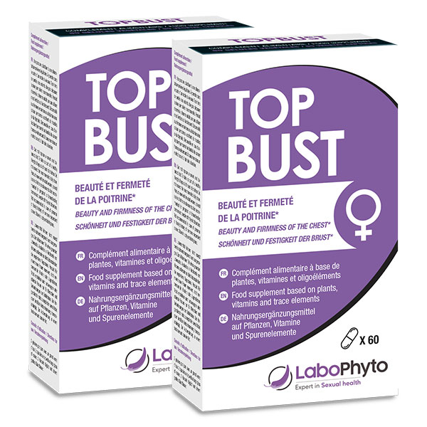 Top Bust - cure volume de poitrine - 60 gélules - Lot de 2
