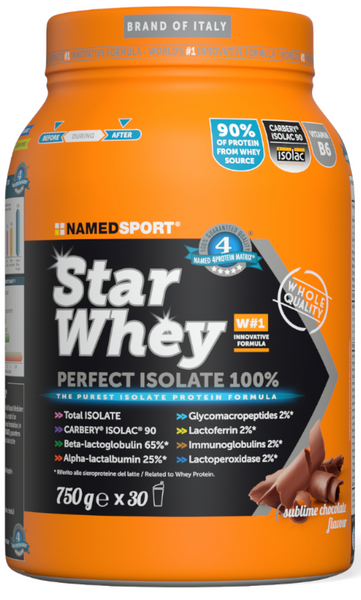 Namedsport Star Whey Isolate Sublime Chocolate 750 Gr