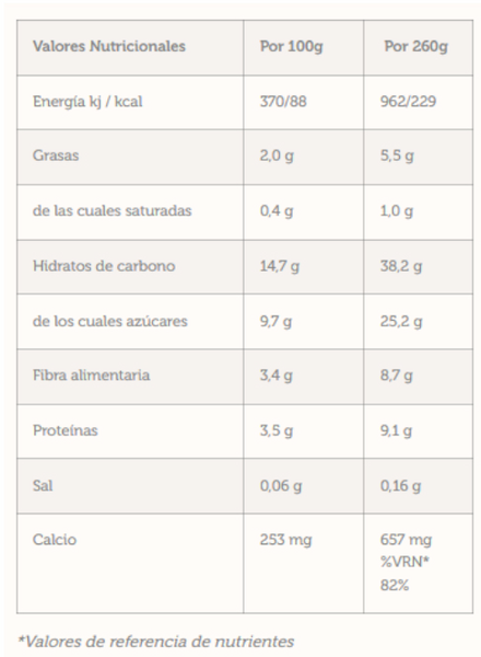 Natursenior Batido De Frutas, Leche Y Cereal Con Cacao Proteína + Fibra + Calcio 260 Gr