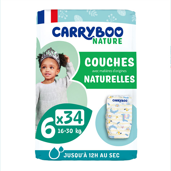 Nature Couches Naturelles et Chou Taille 6 (16-30kg), x34