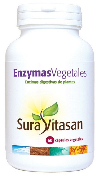 Sura Vitasan Enzymas Vegetales 60 Cápsulas