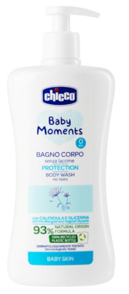 Chicco Baby Moments Gel De Baño Con Caléndula Y Glicerina 500 Ml