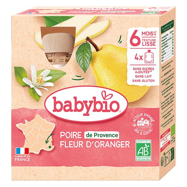 Gourdes Poire Fleur d'Oranger +6m Bio 4 x 90g 3