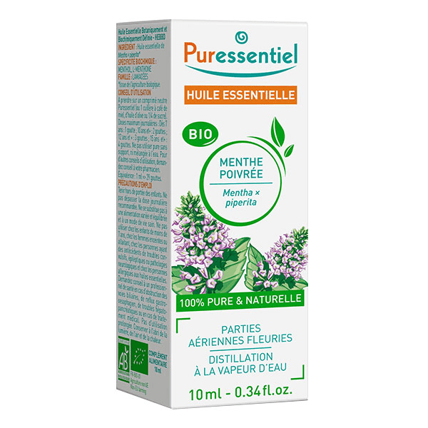 Huile Essentielle Menthe poivrée Bio 10ml 4