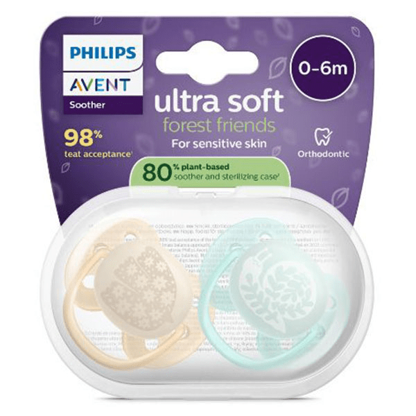Ultra Soft jour 0-6M Imprimé Nature x2, sans BPA 3
